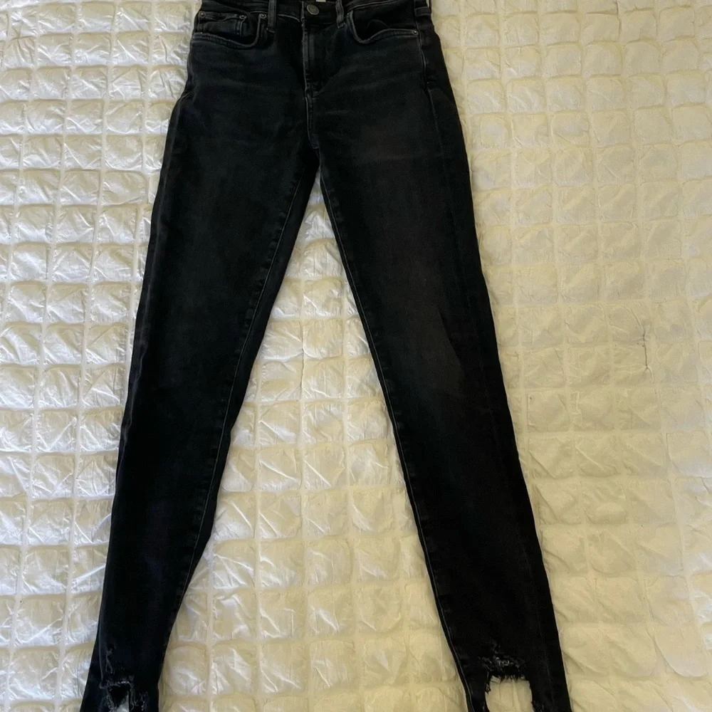 Agolde Sophie black skinny denim